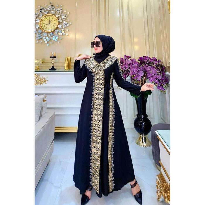 Gamis Arabian bordir wanita Viral//Gamis Arabian Dewasa Bordir Mewah//Gamis Arabian Remaja Terkini//