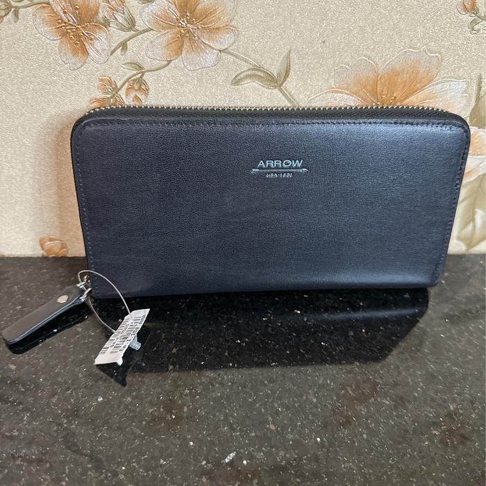 DOMPET COWOK KULIT HITAM ARROW ORIGINALI