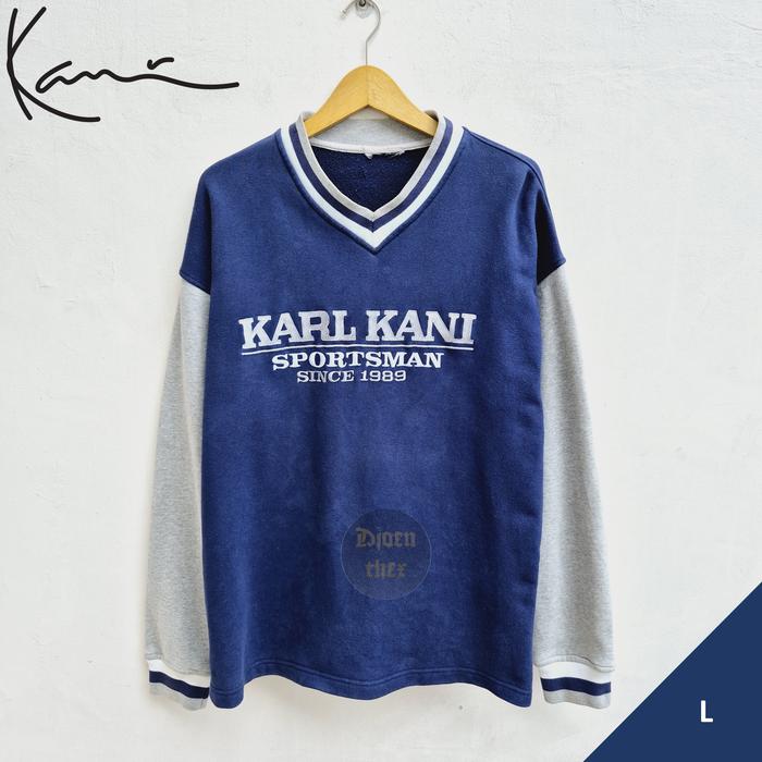 Vintage Karl Kani Sweater Varsity  Size fit L