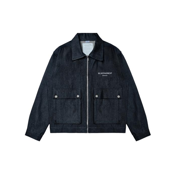 Blue Chamber Work Jacket Blues