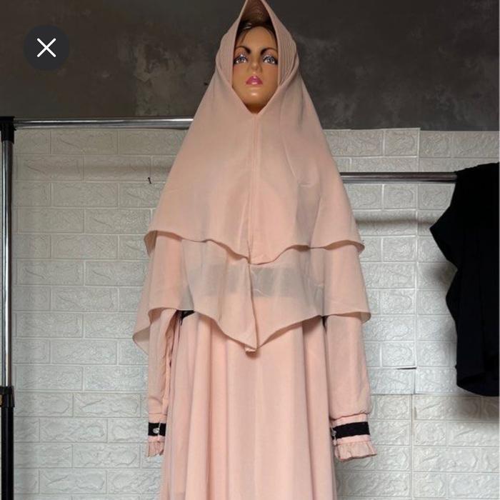GAMIS SYARI XXL XL JUMBO CERUTY COKSU