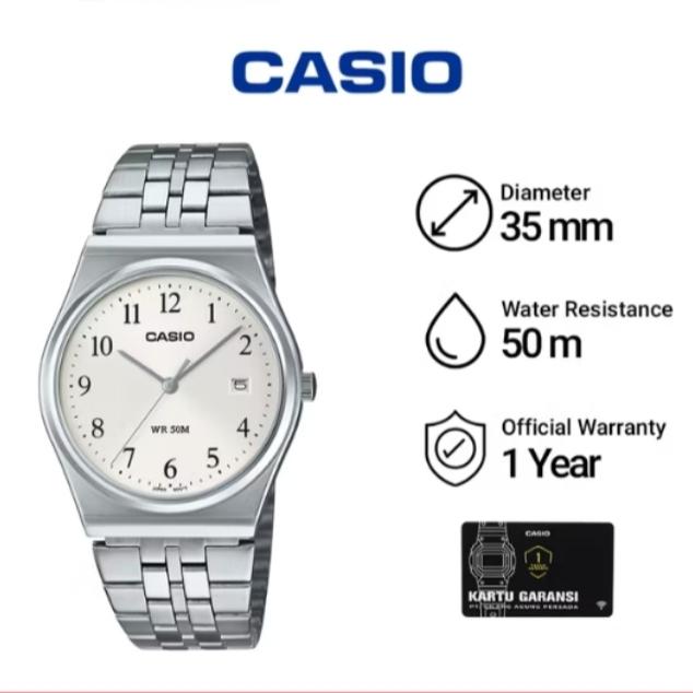 JAM TANGAN CASIO 50 M ORIGINAL