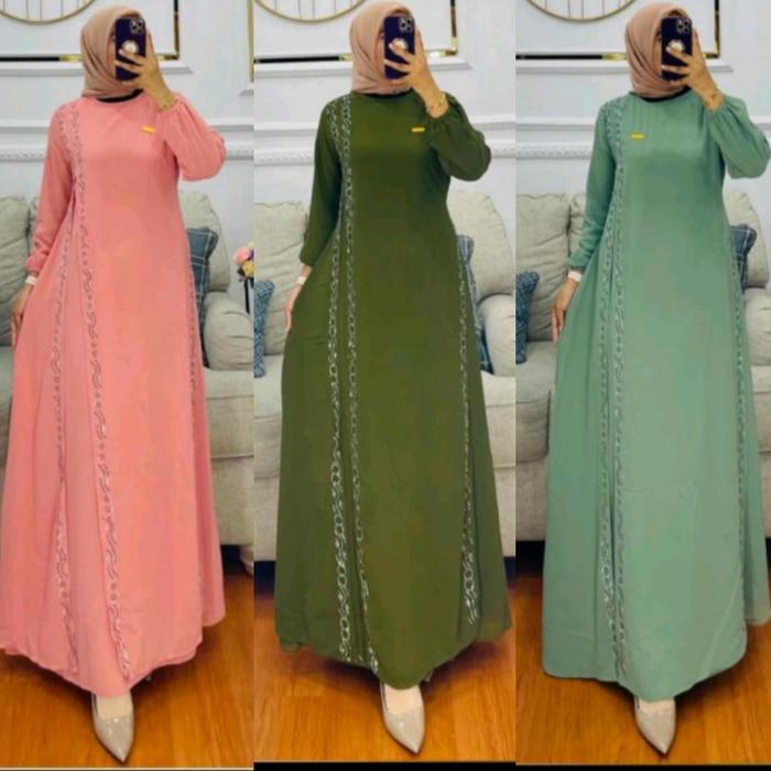 gamis ceruty dewasa terbaru by:Yulia hd