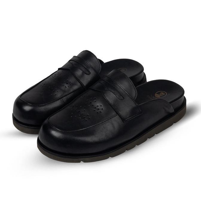 Juno Penny Black - Nappa Milano - Sandal Unisex