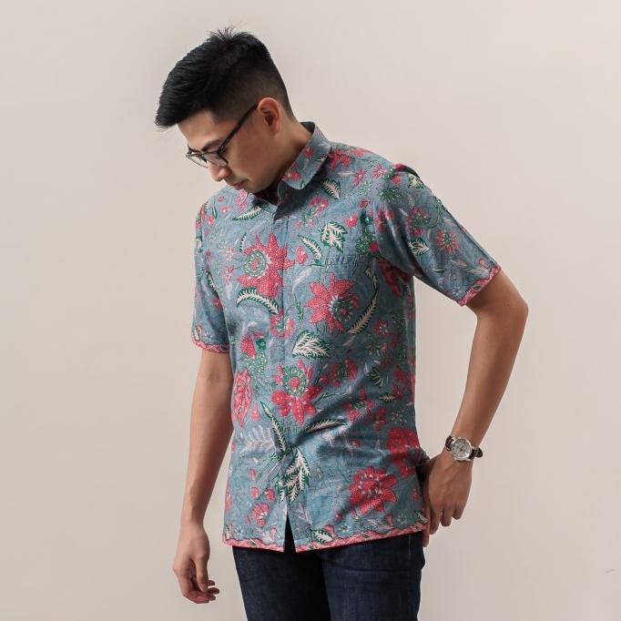 Nubuat - Mandalas Kemeja Batik Pria Premium Lengan Pendek - Aksara