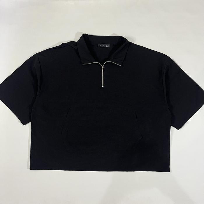 Laila Korean Brand Nylon Black Half Zip Outdoor Shirt no Muji Uniqlo U Carhartt Dickies Supreme Stus