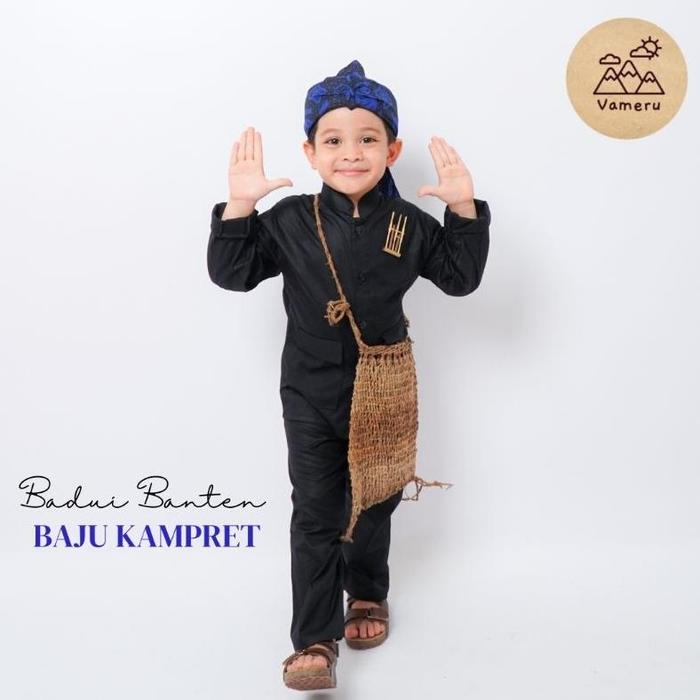 Baju Adat Baduy Badui Anak Banten Laki Laki Baju Kampret
