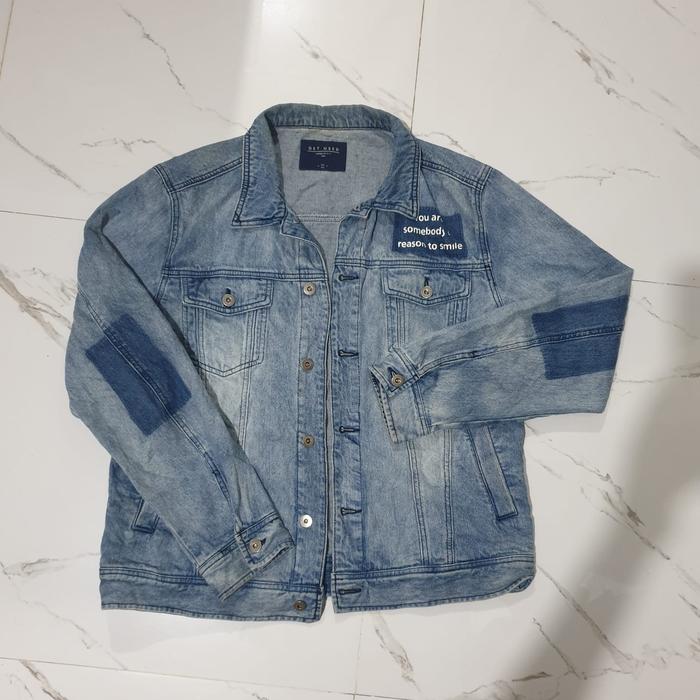 Jaket Jeans Get Used Original Pria Keren