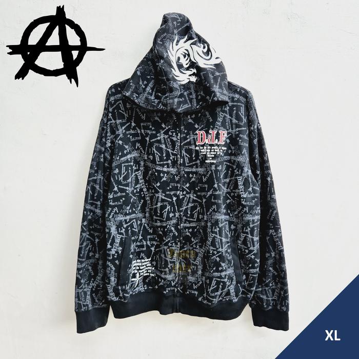 DJ Free AOP Hoodie Zip Size XL