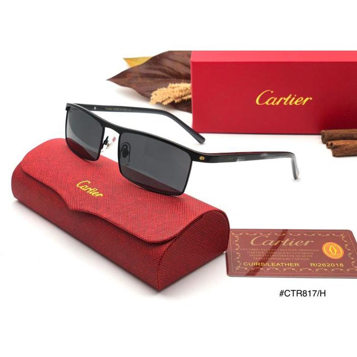 harga spesial BISA || BEST SELLER KACA MATA Cartier POLAROID 8016 UV400 SUPER FULLSET BERKUALITAS