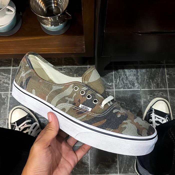 VANS AUTHENTIC WASHED CAMO BNIB 100% ORIGINAL PT.NAVYA RETAIL INDONESIA.