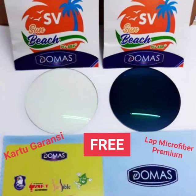 Lensa Anti radiasi Blueray Photocromic Anti Embun DOMAS Sunbeach