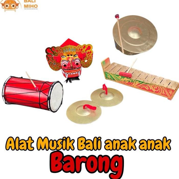 ADA Paket Lengkap Alat Gamelan Anak - Anak + Barong - Paket Alat Musik Bali - Alat musik tradisional
