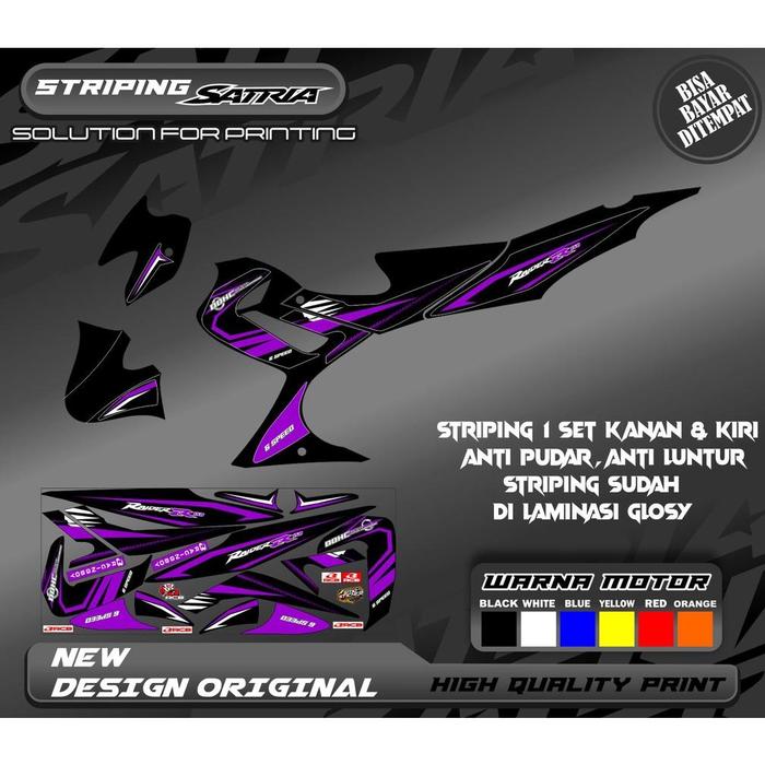 ADA STRIPING VARIASI MOTOR SUZUKI SATRIA FU BARONG / CBU