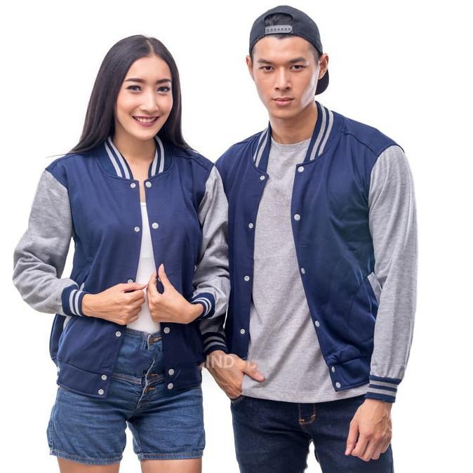 Hanasa Jacket Varsity Wanita | Jacket Varisty Pria | Jacket Varsity Polos | Jacket Baseball Original
