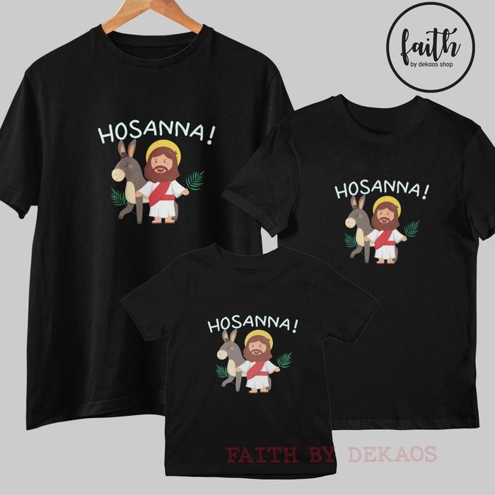 ADA KAOS ROHANI KRISTEN / KAOS PASKAH /KAOS HOSANA / KAOS ROHANI PASKAH / KAOS ROHANI WANITA / KAOS