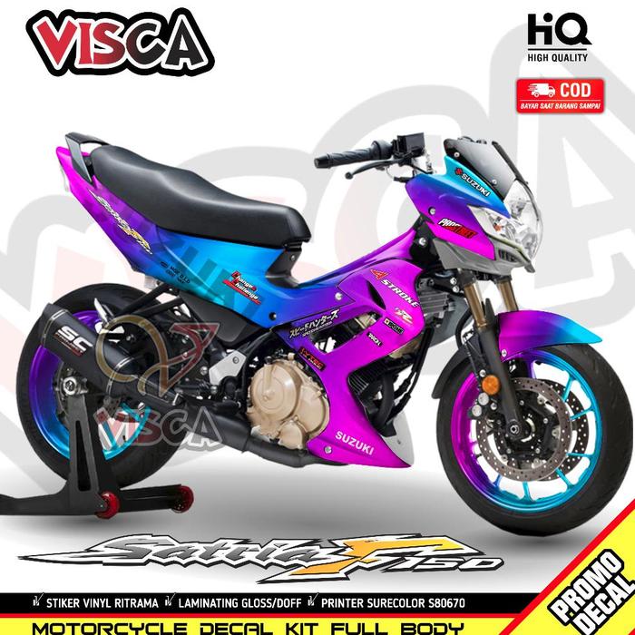ADA Decal Satria Fu Barong 2012 Full Body Stiker Satria Fu Barong 2012 Full Body Striping Satria Fu