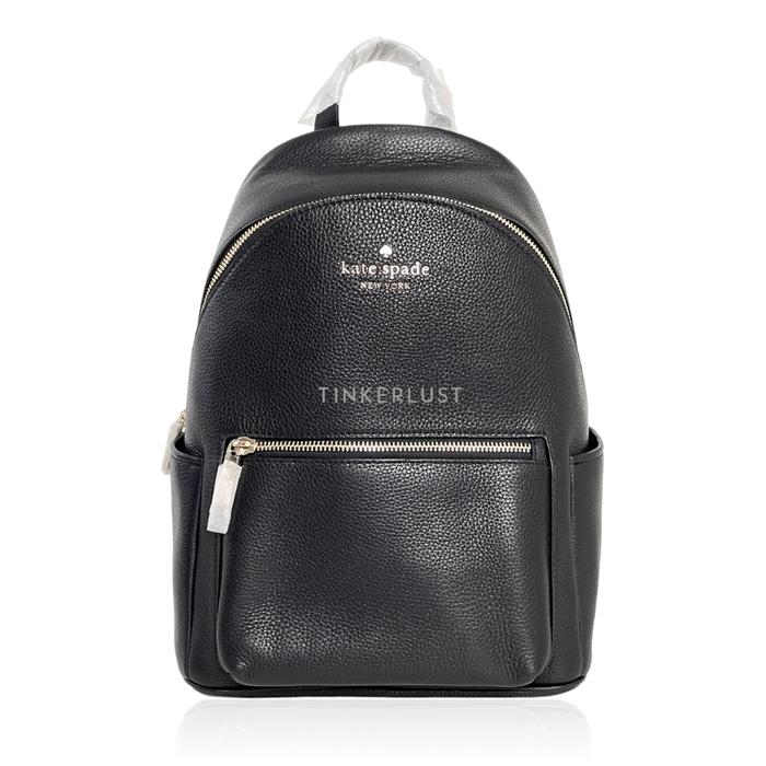 KS Kate Spad3 Leila Pebbled Leather Medium Dome Backpack Authentic