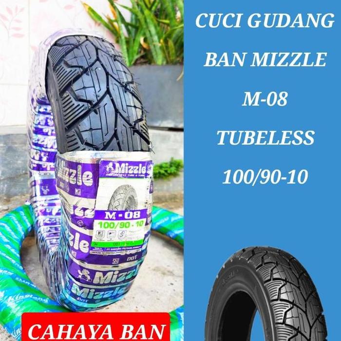 Cuci gudang ban mizzle M08 100/90-10 ban ring 10 Tubeles ban 100/90-10 ban 100/90-10 ban motor 100/9