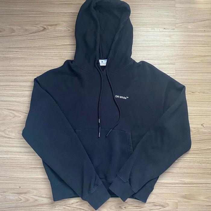Preloved Hoodie Off White Caravaggio Print 100% Original Authentic