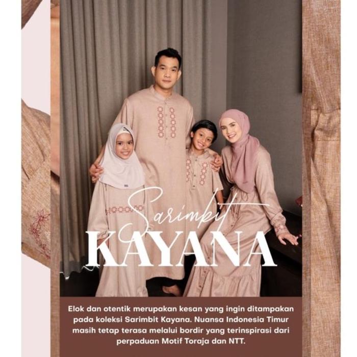 SARIMBIT KELUARGA ELZATTA TERBARU BAJU COUPLE AYAH IBU ANAK SARIMBIT KAYANA