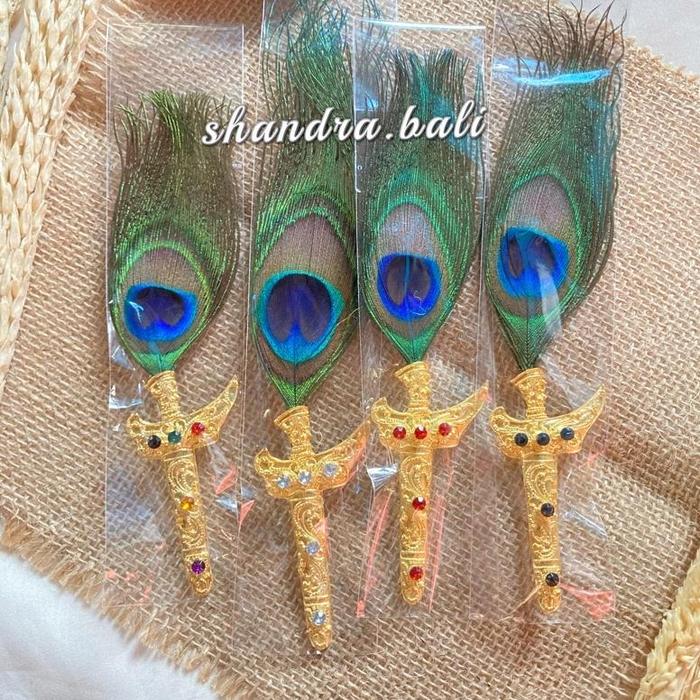 ADA Aneka Pin Bros Keris / Barong Udeng Safari Alpaka Bali Bulu Merak Krisna