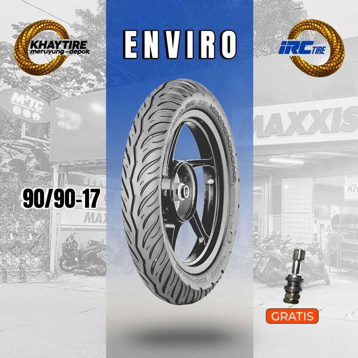 Ban Motor Bebek IRC ENVIRO 90/90 Ring 17 Tubeless