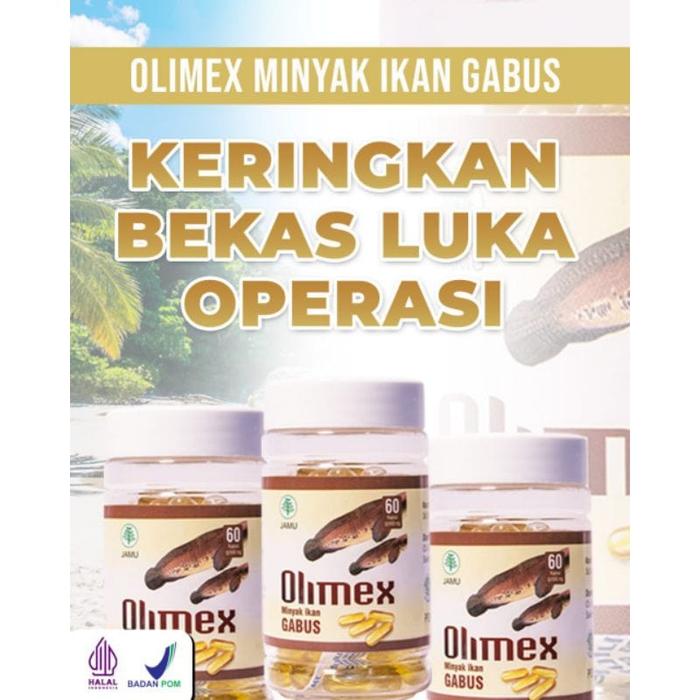 Olimex ekstrak ikan gabus albumin ikan gabus pasca operasi kapsul ikan gabus