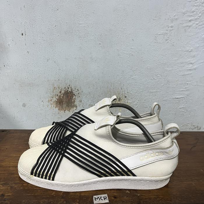 Sepatu second ori adidas superstar slip on size 43
