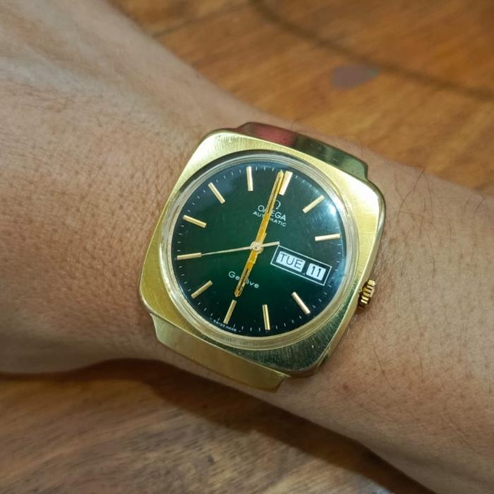 Jam tangan omega geneve automatic vintage swiss made