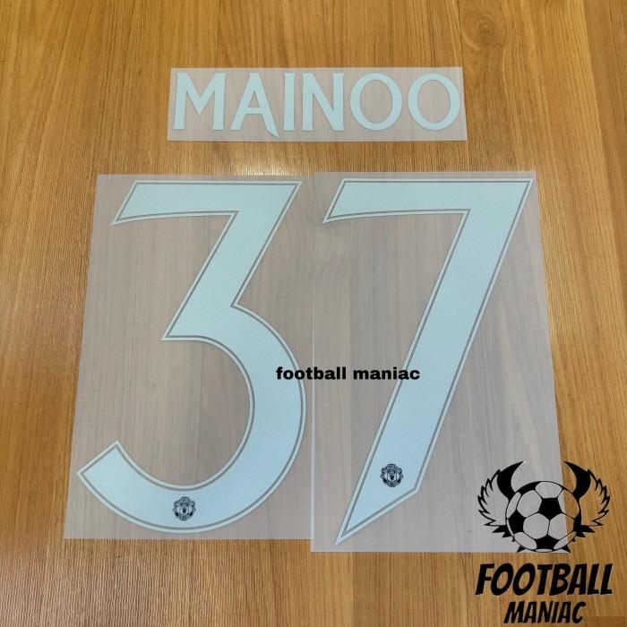 Nameset Original Manchester United Away 2024/2025 Cup Version Mainoo #37
