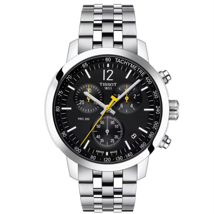 Tissot PRC 200/PRC200 Chronograph Quartz Watch Jam tangan pria Original T114.417.11.057.00