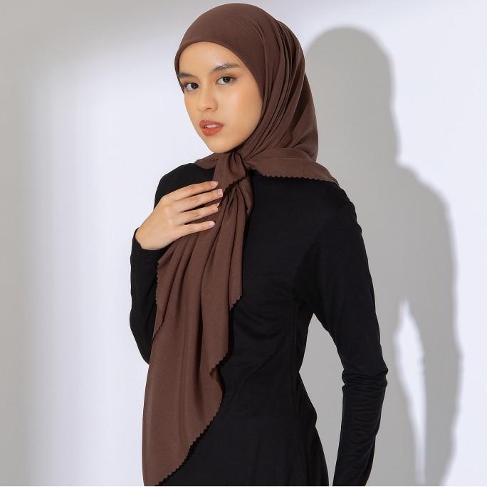 Lozy Hijab - Haraa Voal Lasercut (Hijab Voal Segiempat Lasercut)