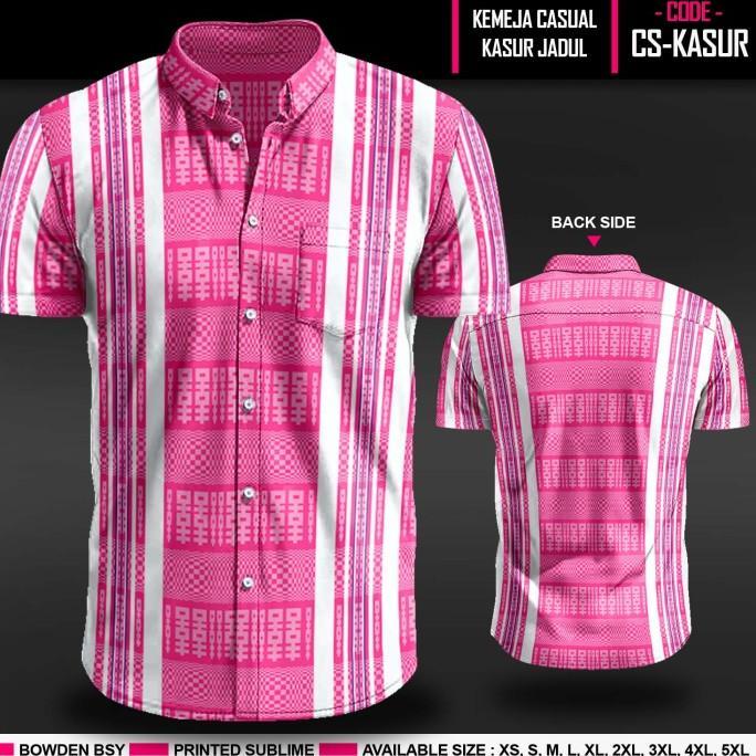 Ready Stok Kemeja Kasur, Gorden Angsa, Koran, Bata. Kemeja Motif Jadul Uniqverz. Store.Id