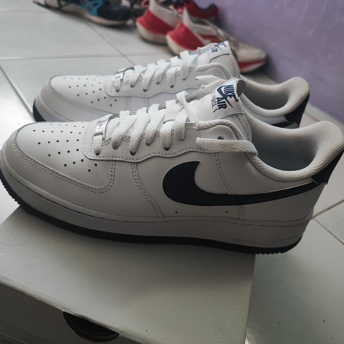 NIKE AF 1 WHITE/MIDNIGHT NAVY