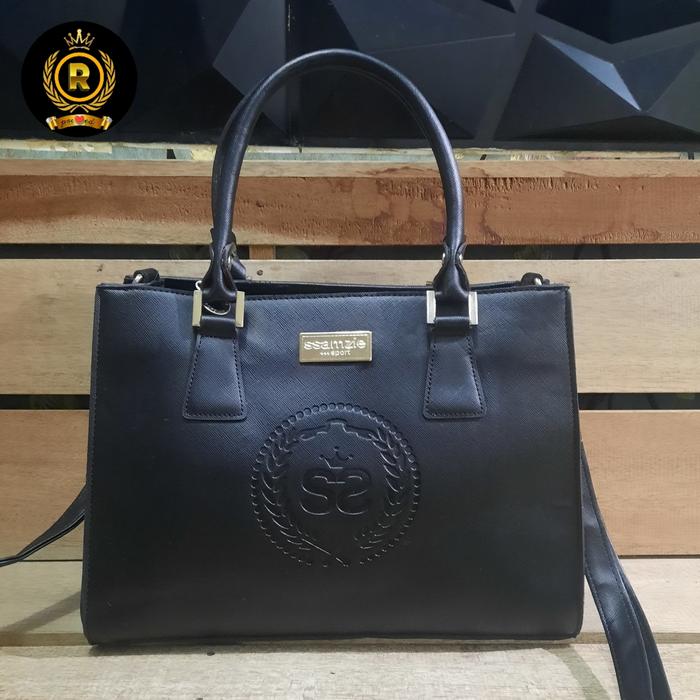 Tas  Hand bag / Sling Bag / Selempang Ssamzie Original Black Color