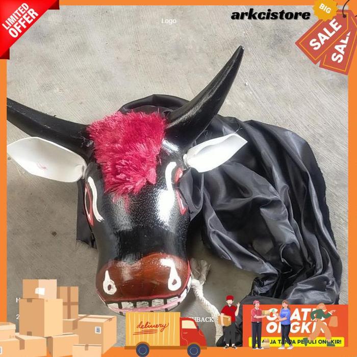 ADA ARK Barongan Bantengan - Mainan Anak Banteng Bantengan kuda lumping - Mainan tradisional Banten