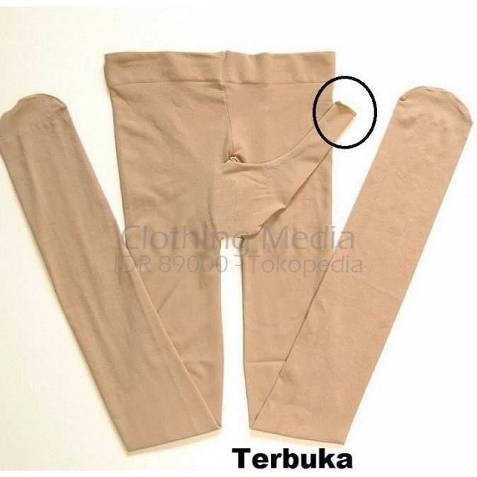 Pantyhose Pria Tebal 80D Velvet Stoking Celana Stocking Panty Lingerie