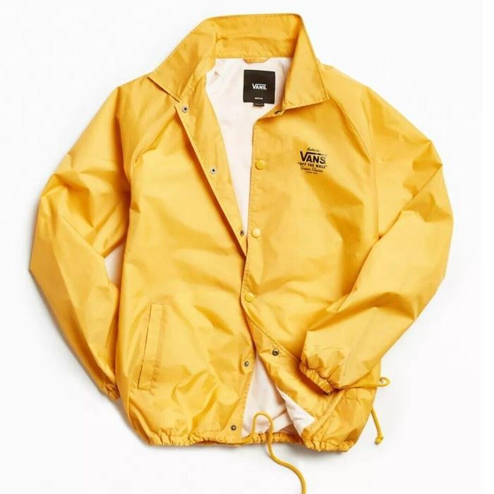 Vans Torrey Coach Jacket Yellow BNWT | Coach Jacket | Jaket Pria