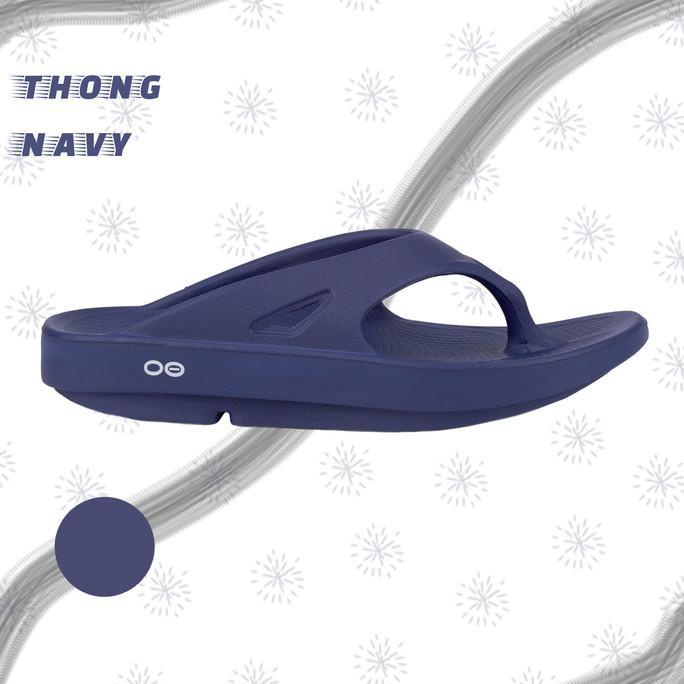 Oofos Unisex Sandal Ooriginal Thong Navy