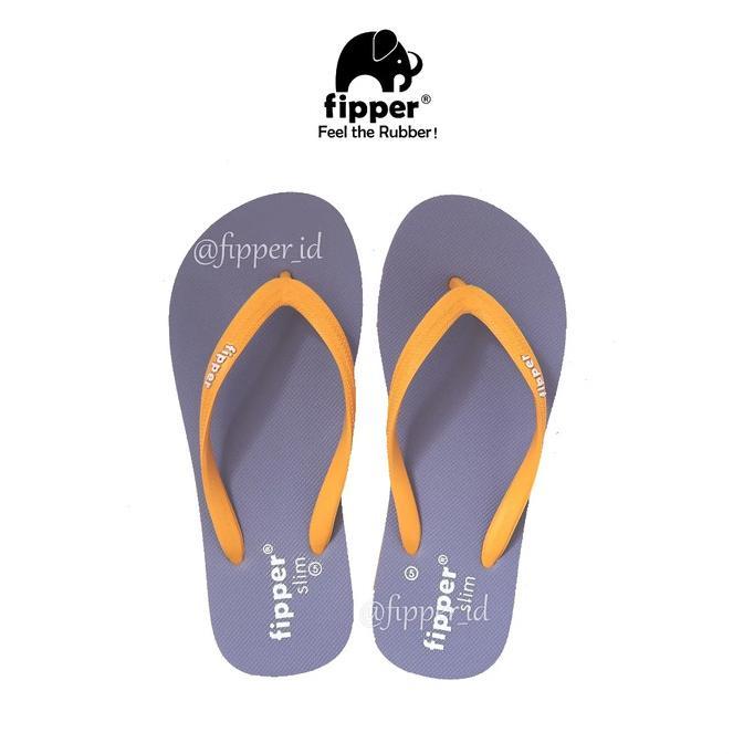 [Fipper Slim] - Violet Rock/Yellow Goldenrock - Sandal Wanita/Perempuan Original