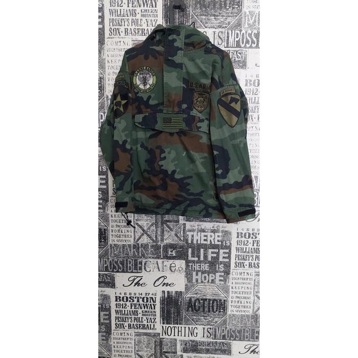 US anorak camo woodland  FLYING FORCES FULL PATCH