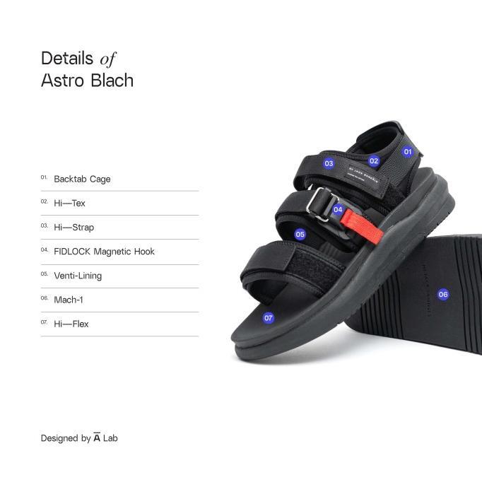Hijack Sandals - Astro Blach