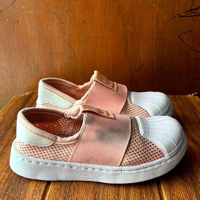 Sepatu Anak Second Original Adidas Superstar Slip On Size 29/18cm
