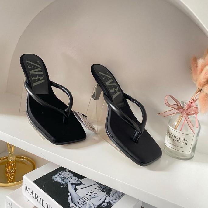 Sandal Zara Heels Wanita New Original Branded Store Terbaru Zr 422