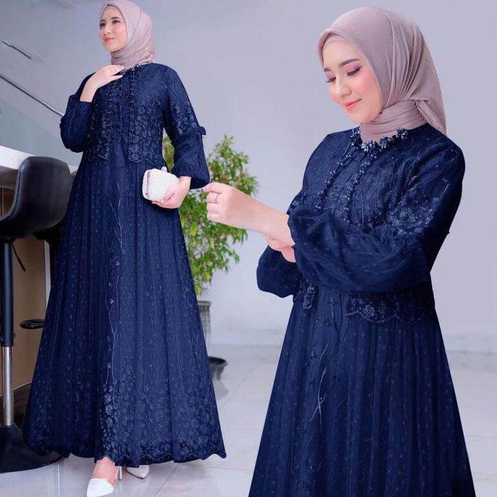 MAXI RAFIKA/MAXI TILE/GAMIS TILE/Gamis tile mutiara Busui friendly/gamis muslim