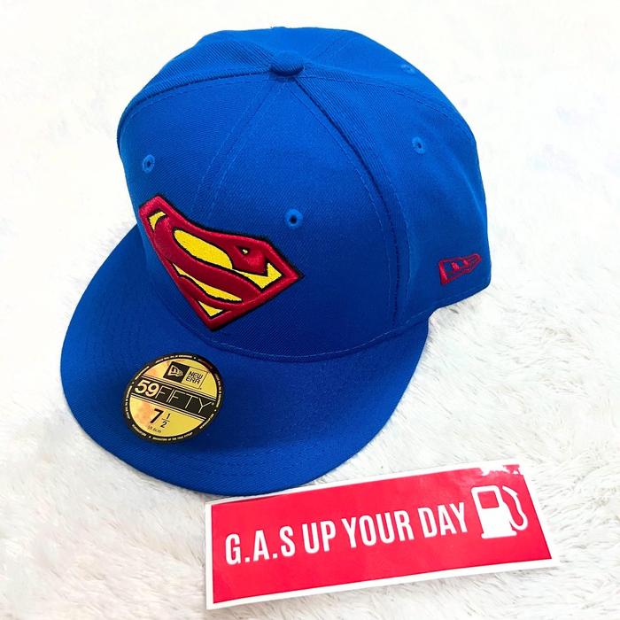 NEW ERA 59FIFTY SUPERMAN LOGO CHARACTER BASIC SNAPBACK • BLUE