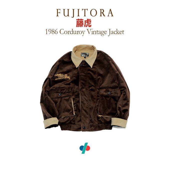 FUJITORA CORDUROY VINTAGE JACKET CLUB OF 1986 / JAKET RETRO CLASSIC