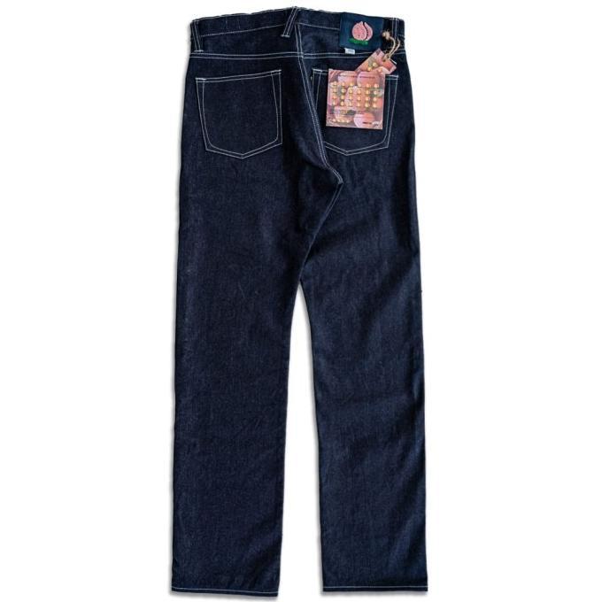 PEACH 004 by NBDN Rich Deep Indigo 14oz Raw Denim
