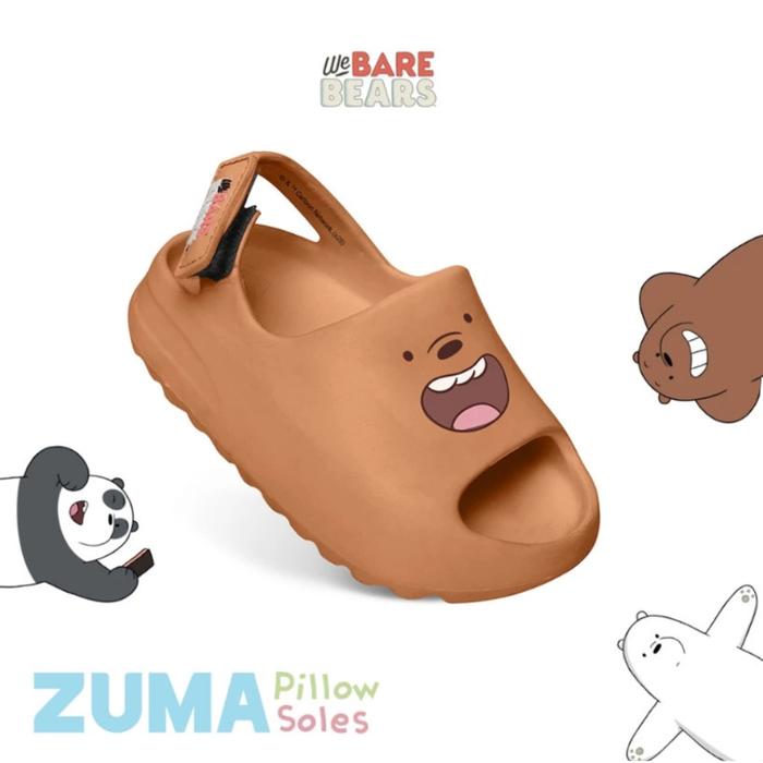 Zuma Sandals We Bare Bears - Baby Brown